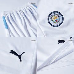 Manchester City Kids' Home Kit (Shirt + Shorts) 2025/26