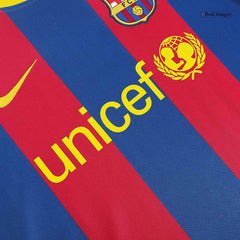 Barcelona MESSI #10 Domácí Retro fotbalový dres 2010/11