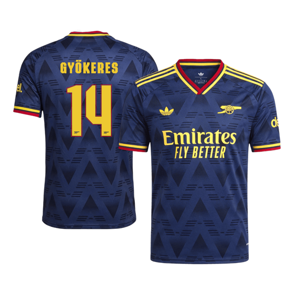 Arsenal GYÖKERES #14 Pryč Fotbalový dres 2026/27 - verze pro hráče - UCL