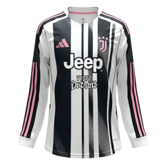 Pánské Juventus Domov Fotbalový dres s dlouhým rukávem 2025/26