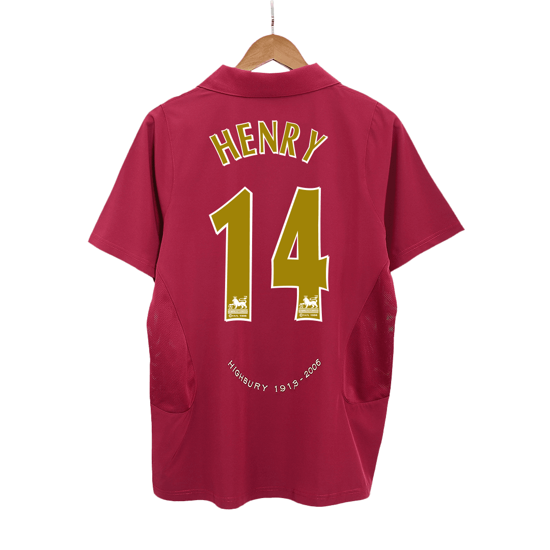 Arsenal HENRY #14 Domácí Retro fotbalový dres 2005/06