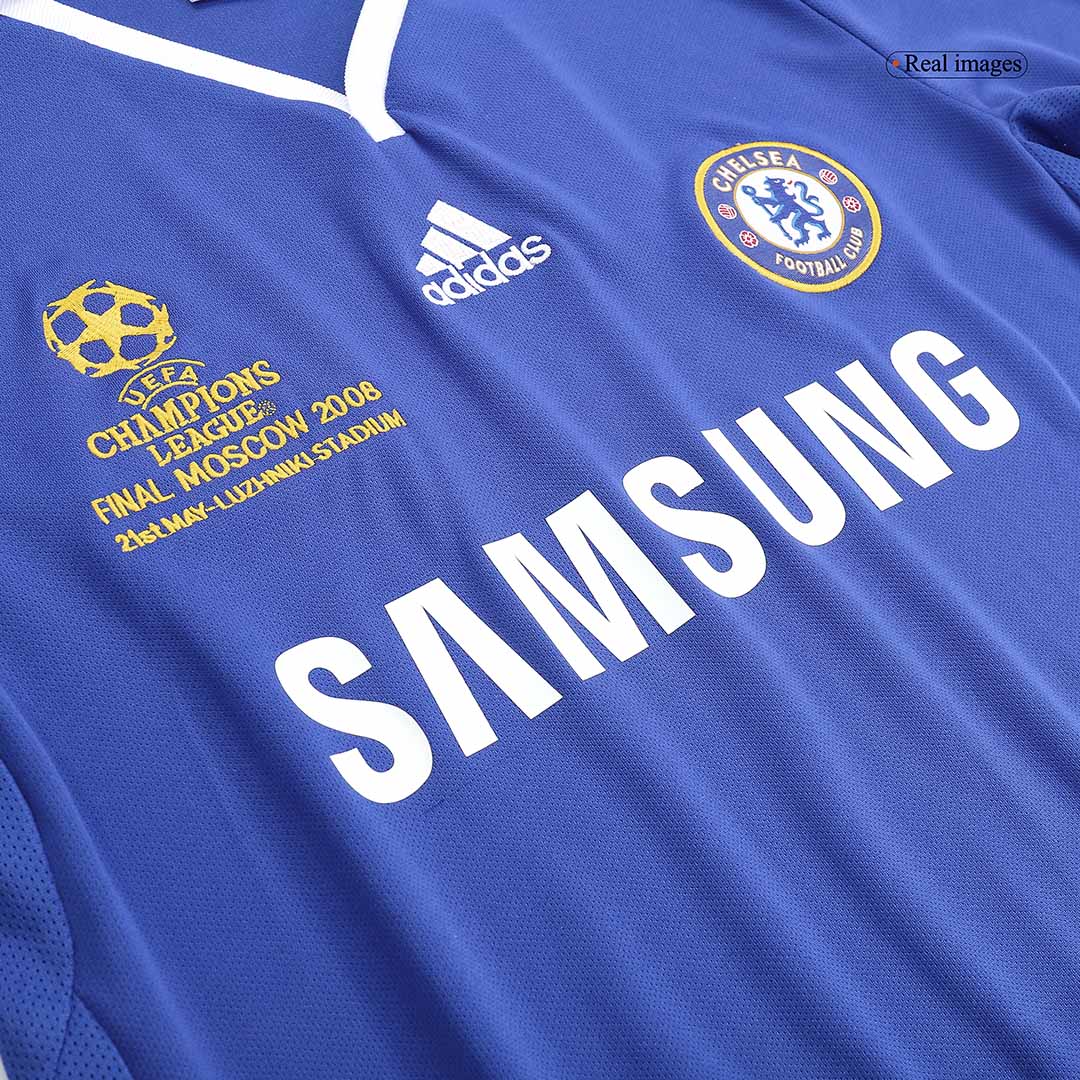 Chelsea Home Retro Soccer Jersey 2008 – UCL Final
