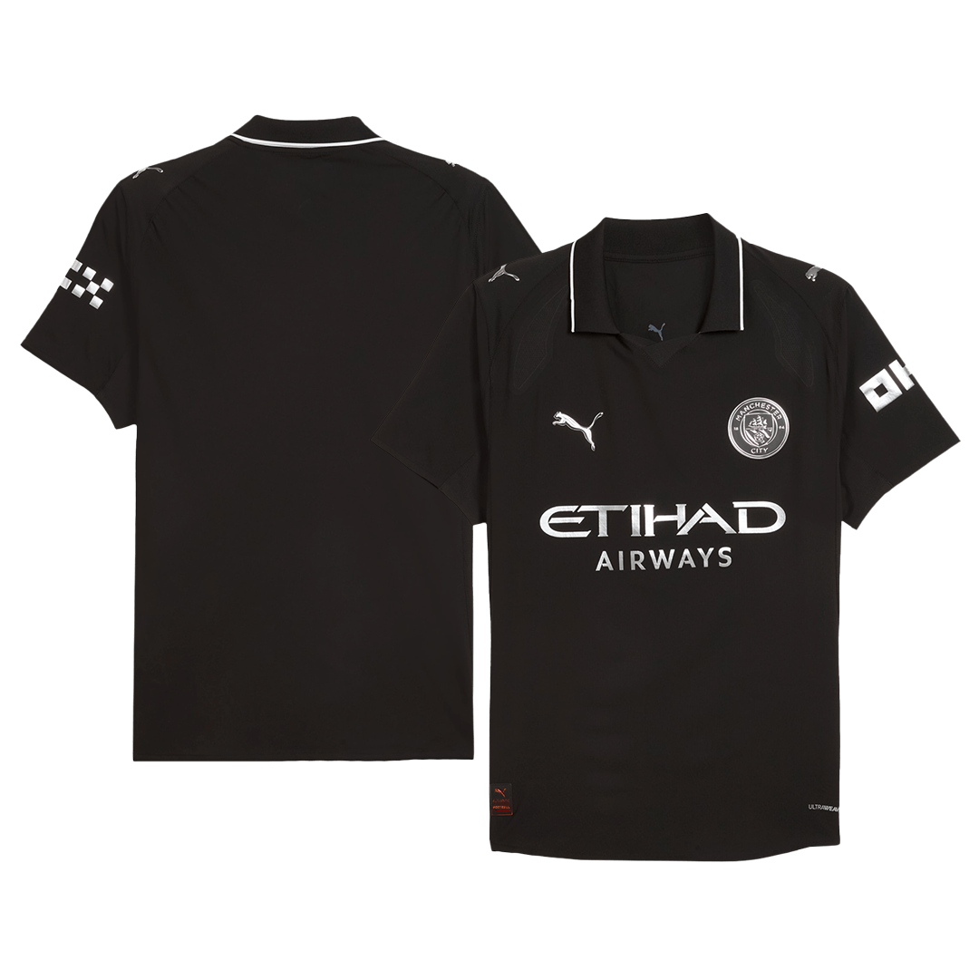 Manchester City 2025/26 Away Football Shirt - Player Version