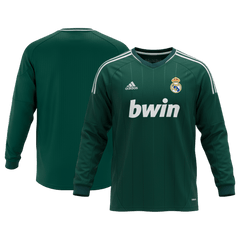 Real Madrid Třetí pryč Retro Long Sleeve fotbalový dres 2012/13