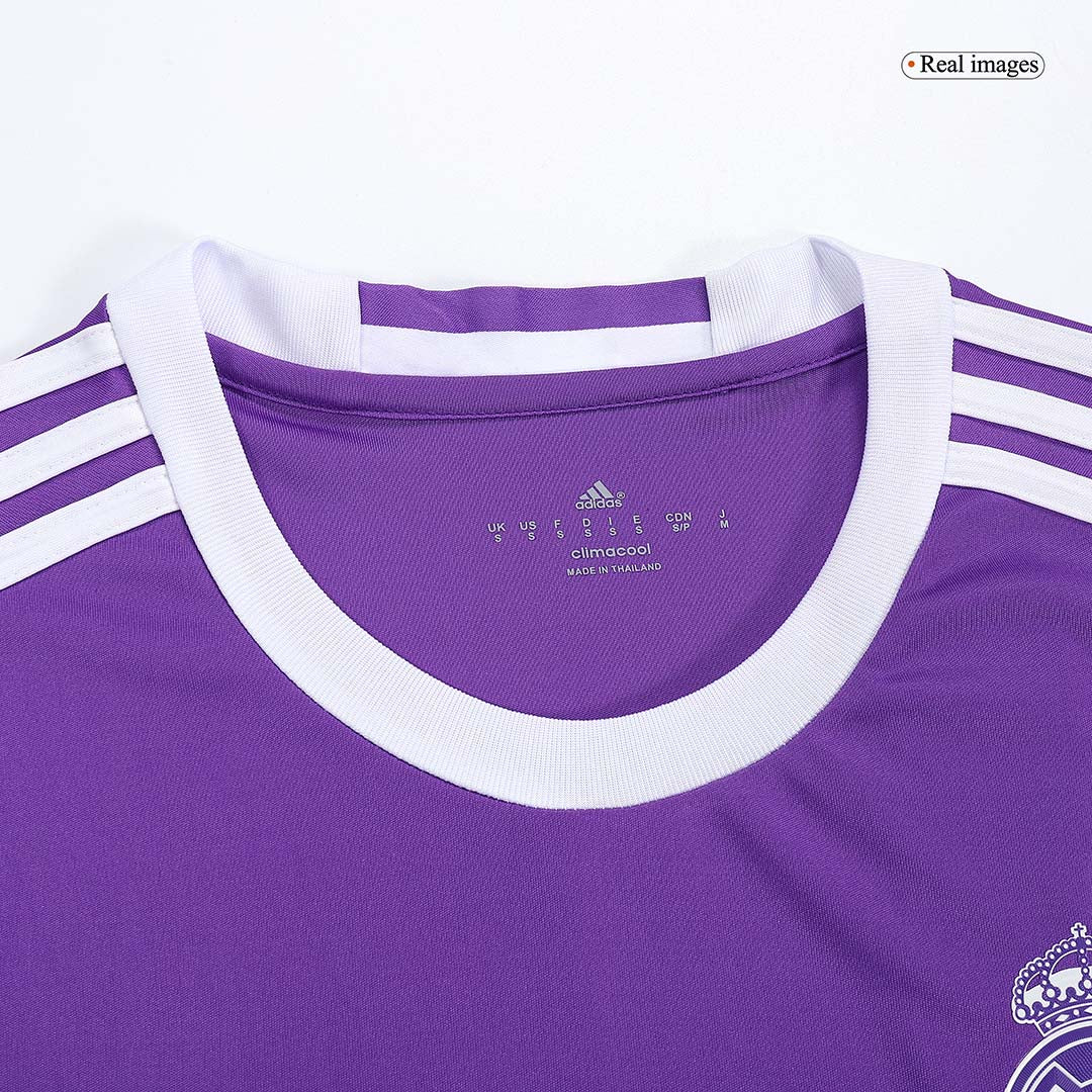 Venku Retro fotbalový dres Real Madrid s dlouhým rukávem 2016/17