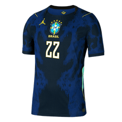 Brazil JOÃO PEDRO #22 Pryč Fotbalový dres Mistrovství světa 2026 - verze pro hráče