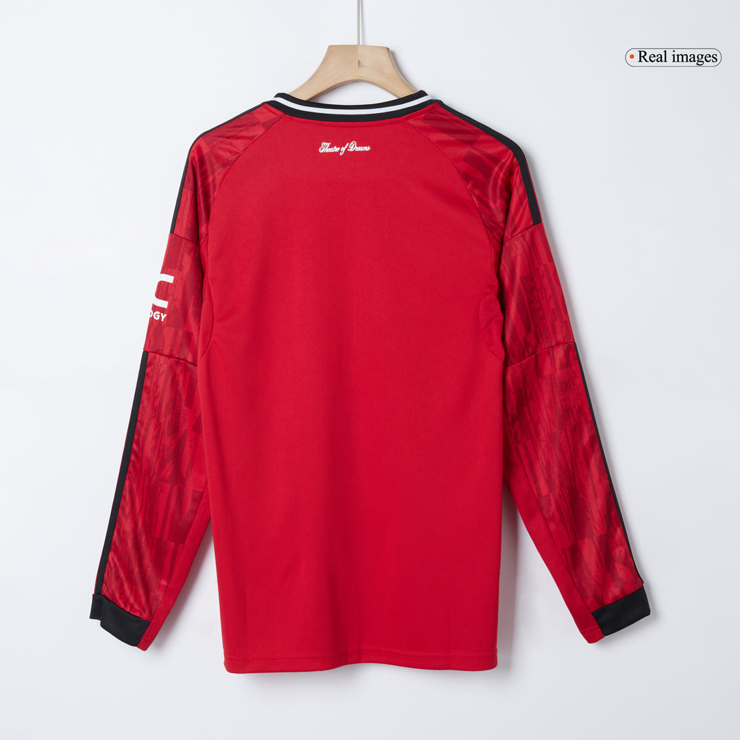 Pánský fotbalový dres Manchester United Domácí s dlouhým rukávem 2025/26