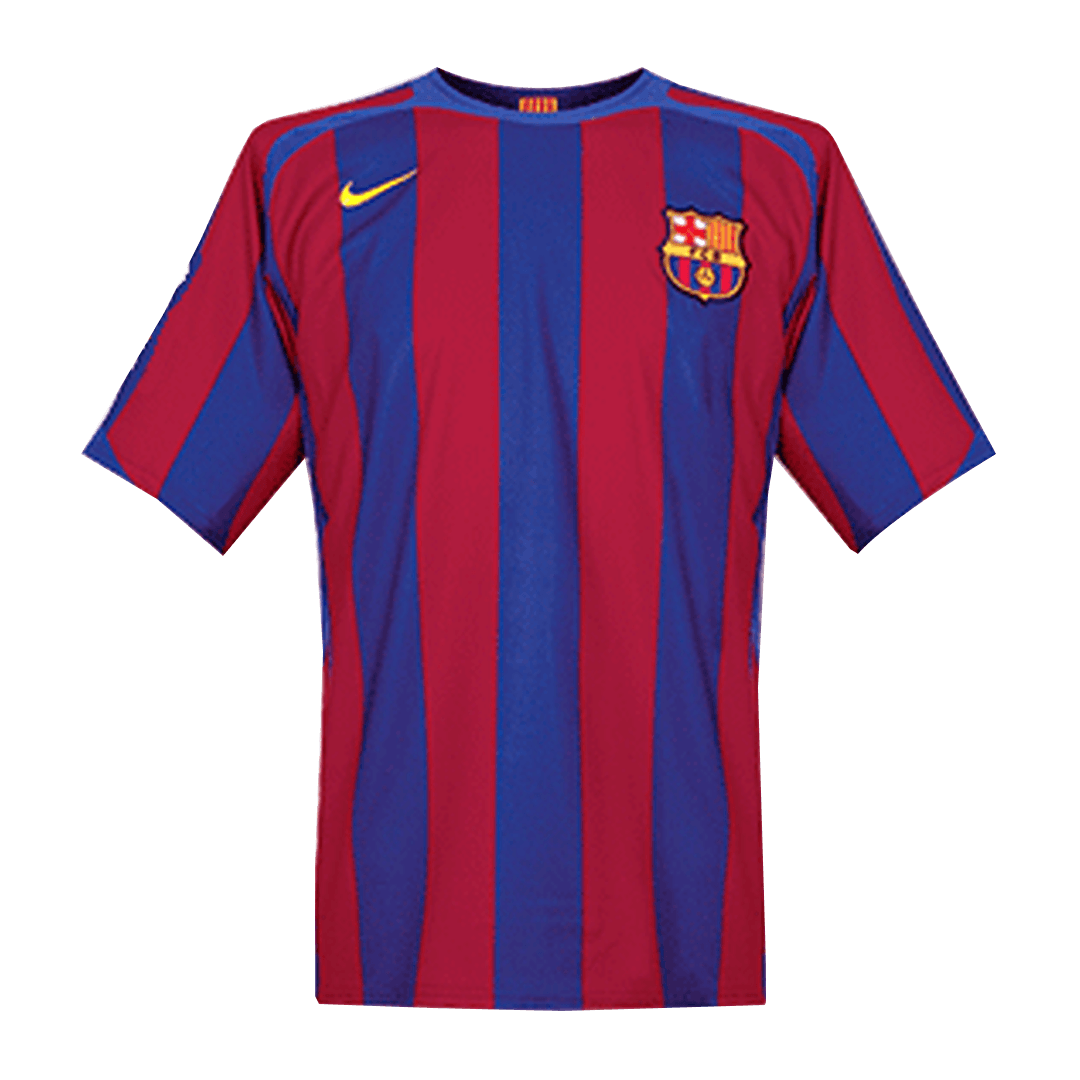 Barcelona Home Retro Football Shirt 2005/06 - UCL