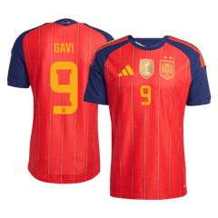 Spain GAVI #9 Domov Fotbalový dres Mistrovství světa 2026 Champion Edition - verze pro hráče