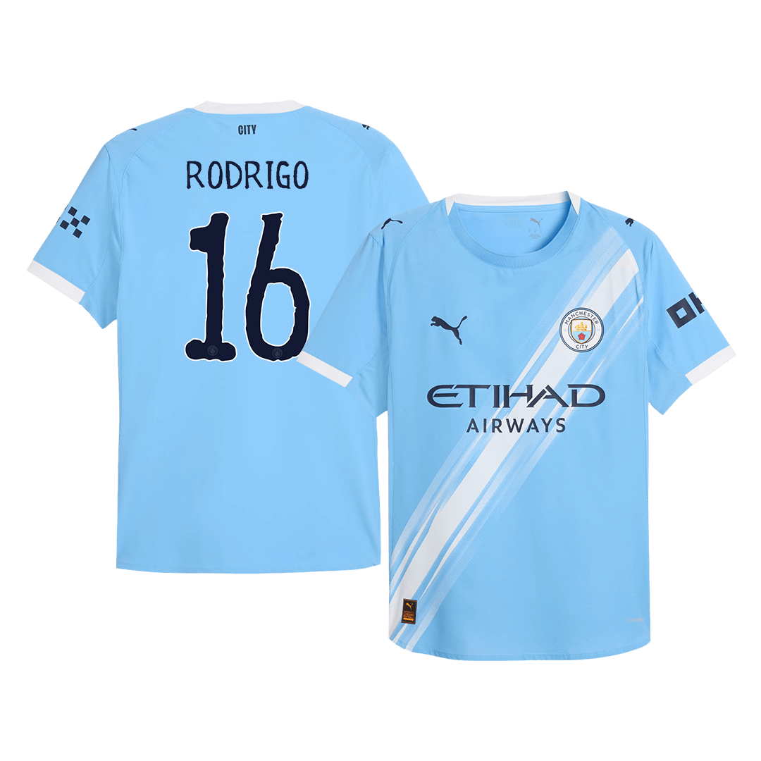 Manchester City RODRIGO #6 Domů Fotbalový dres Mistrovství světa klubů 2025/26 – verze pro hráče