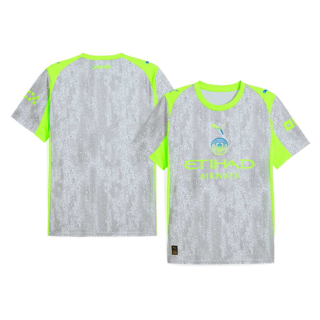 Pánské Manchester City Třetí pryč Fotbalový dres (Jersey+Shorts) Kit 2025/26