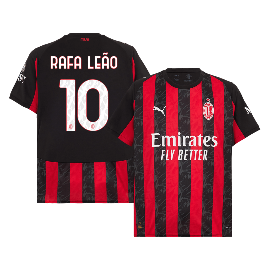 Muži, AC Milán RAFA LEÃO #10 domácí fotbalový dres 2025/26