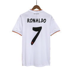 Real Madrid RONALDO #7 Home Retro Football Jersey 2013/14