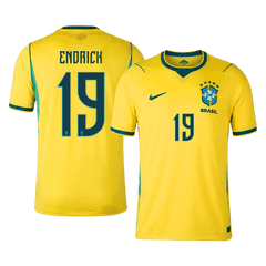 Pánské Brazil ENDRICK #19 Domov Fotbalový dres Mistrovství světa 2026