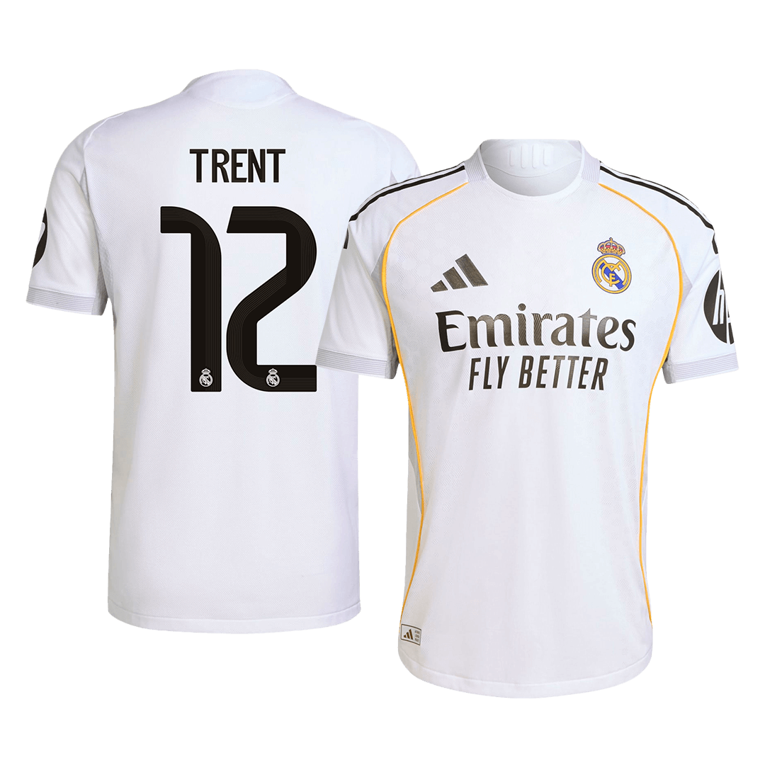 Real Madrid TRENT #12 Domácí fotbalový dres 2025/26 – verze pro hráče