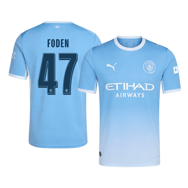Pánské Manchester City FODEN #47 Domov Fotbalový dres 2026/27 - UCL