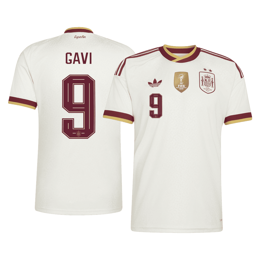 Pánské Spain GAVI #9 Pryč Fotbalový dres Mistrovství světa Edice pro šampiony 2026