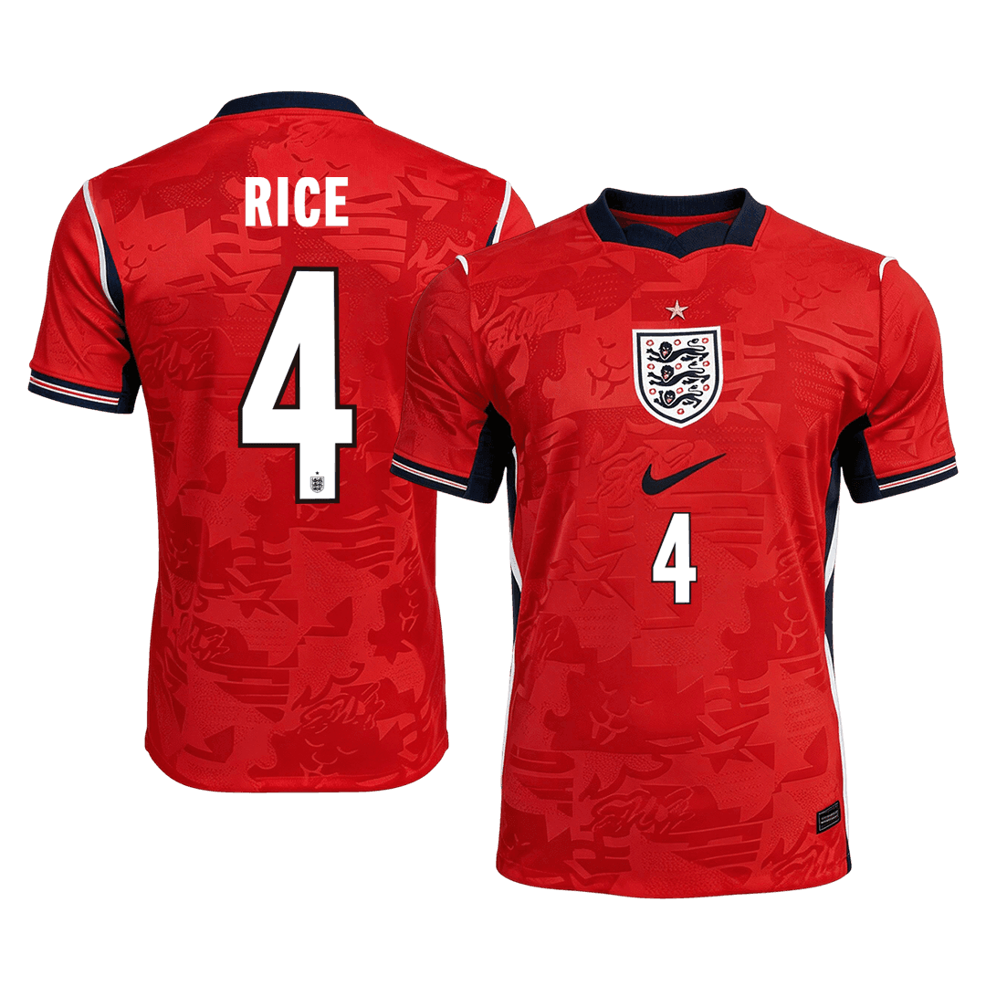 Pánské England RICE #4 Pryč Fotbalový dres Mistrovství světa 2026