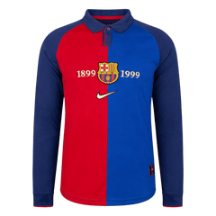 Barcelona Special Retro Long Sleeve fotbalový dres 1999/00