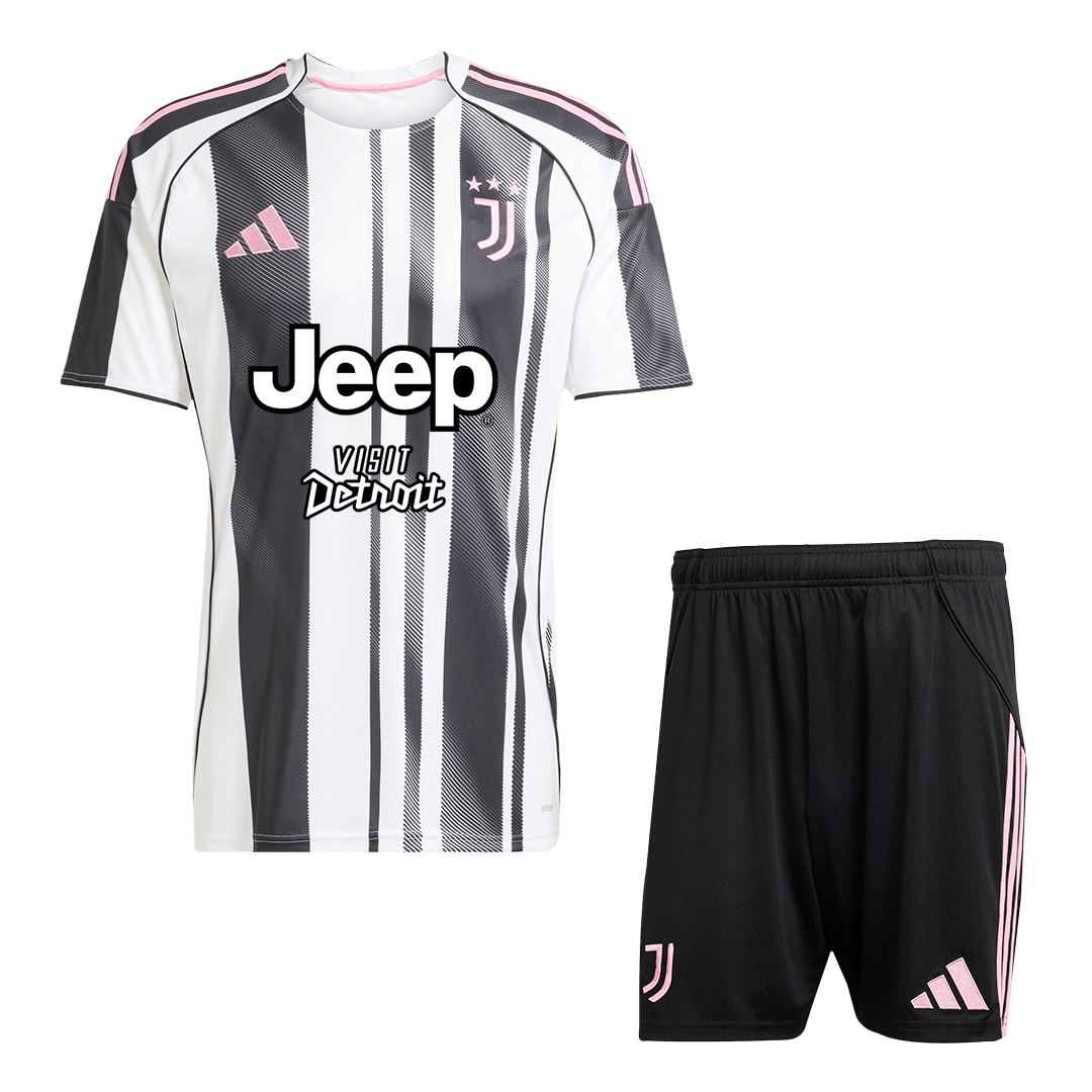 Juventus men's home jersey set (jersey+shorts) 2025/26