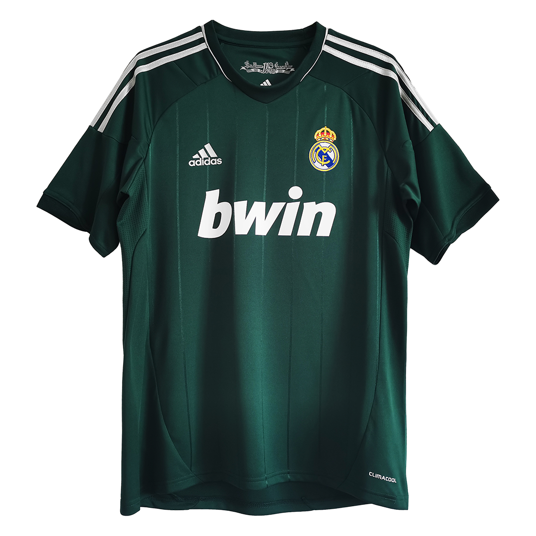 Real Madrid 2012/13 third away retro football shirt