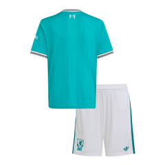 Děti Liverpool Třetí pryč Fotbalový dres Kit(dres + šortky) 2025/26