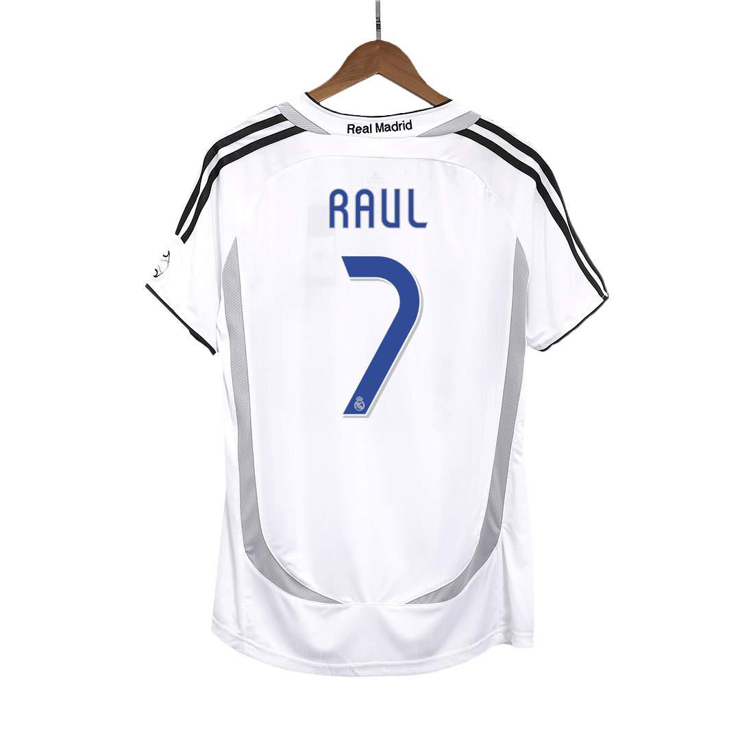 Real Madrid RAUL #7 Domácí Retro fotbalový dres 2006/07