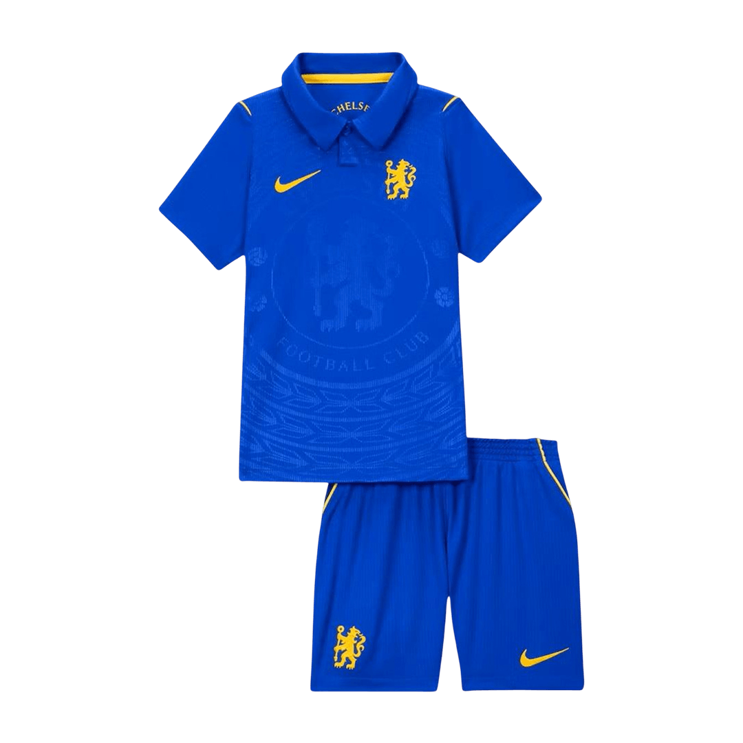 Děti Chelsea Domov Fotbalový dres Kit(dres + šortky) 2026/27