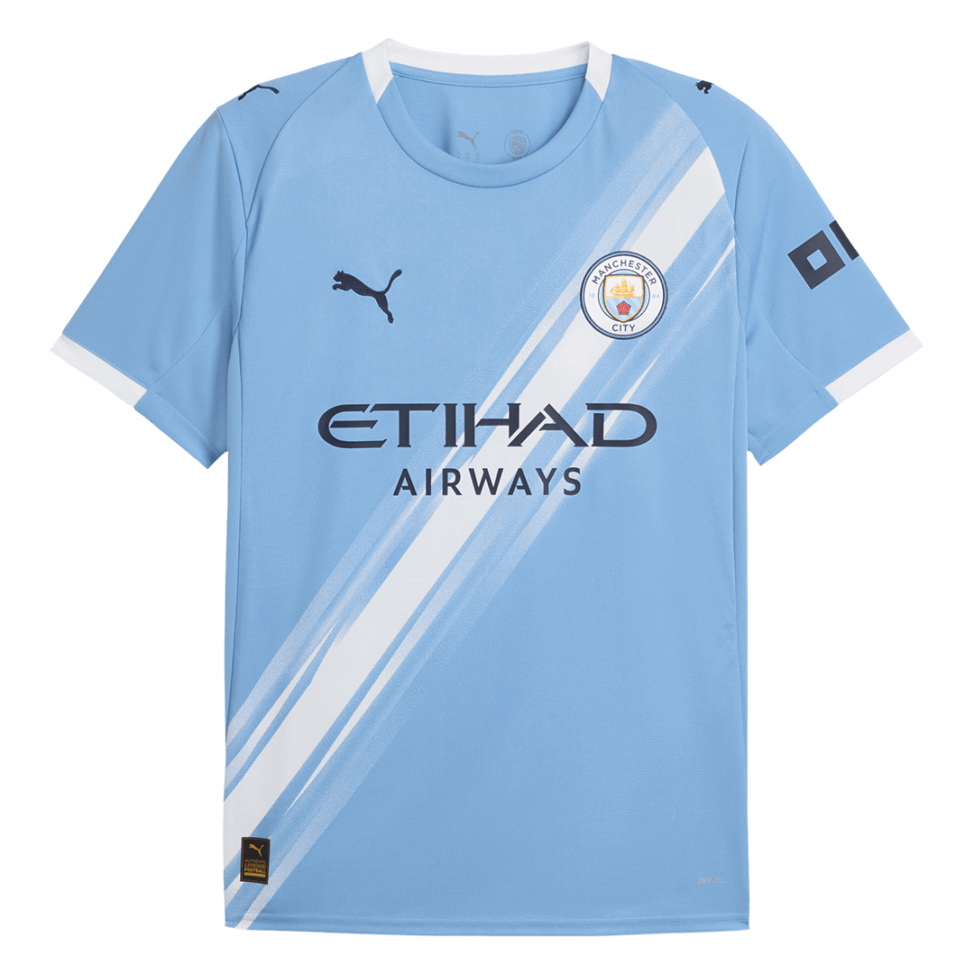 Pánský fotbalový dres Manchester City HAALAND #9 Domácí 2025/26