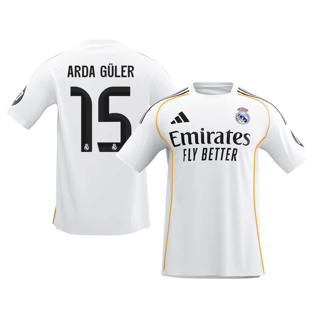 Pánské Real Madrid ARDA GÜLER #15 Domov Fotbalový dres 2025/26