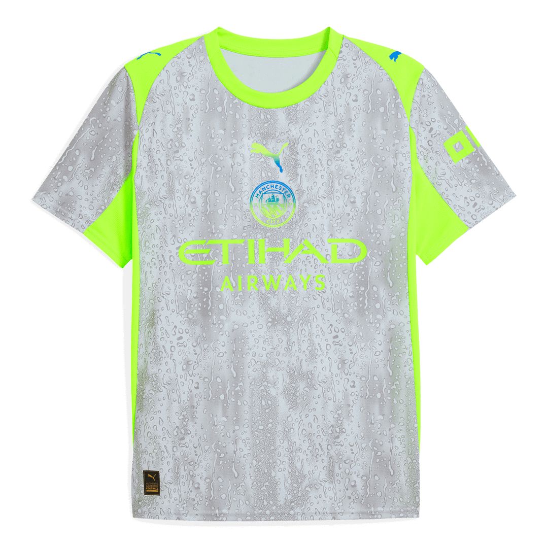 Pánské Manchester City Třetí pryč Fotbalový dres (Jersey+Shorts) Kit 2025/26