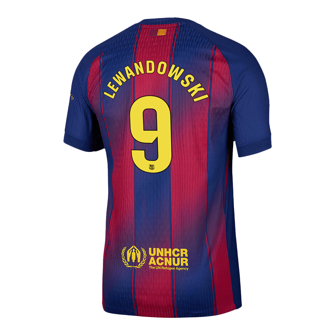 Barcelona LEWANDOWSKI #9 Home Football Shirt 2025/26 – Player Version