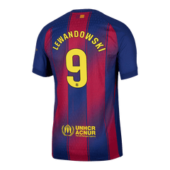 Barcelona LEWANDOWSKI #9 Home Football Shirt 2025/26 – Player Version