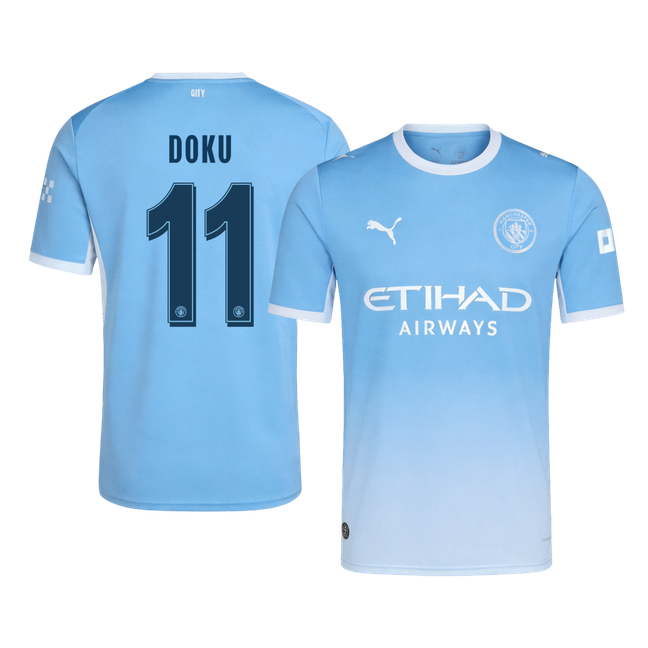 Pánské Manchester City DOKU #11 Domov Fotbalový dres 2026/27 - UCL