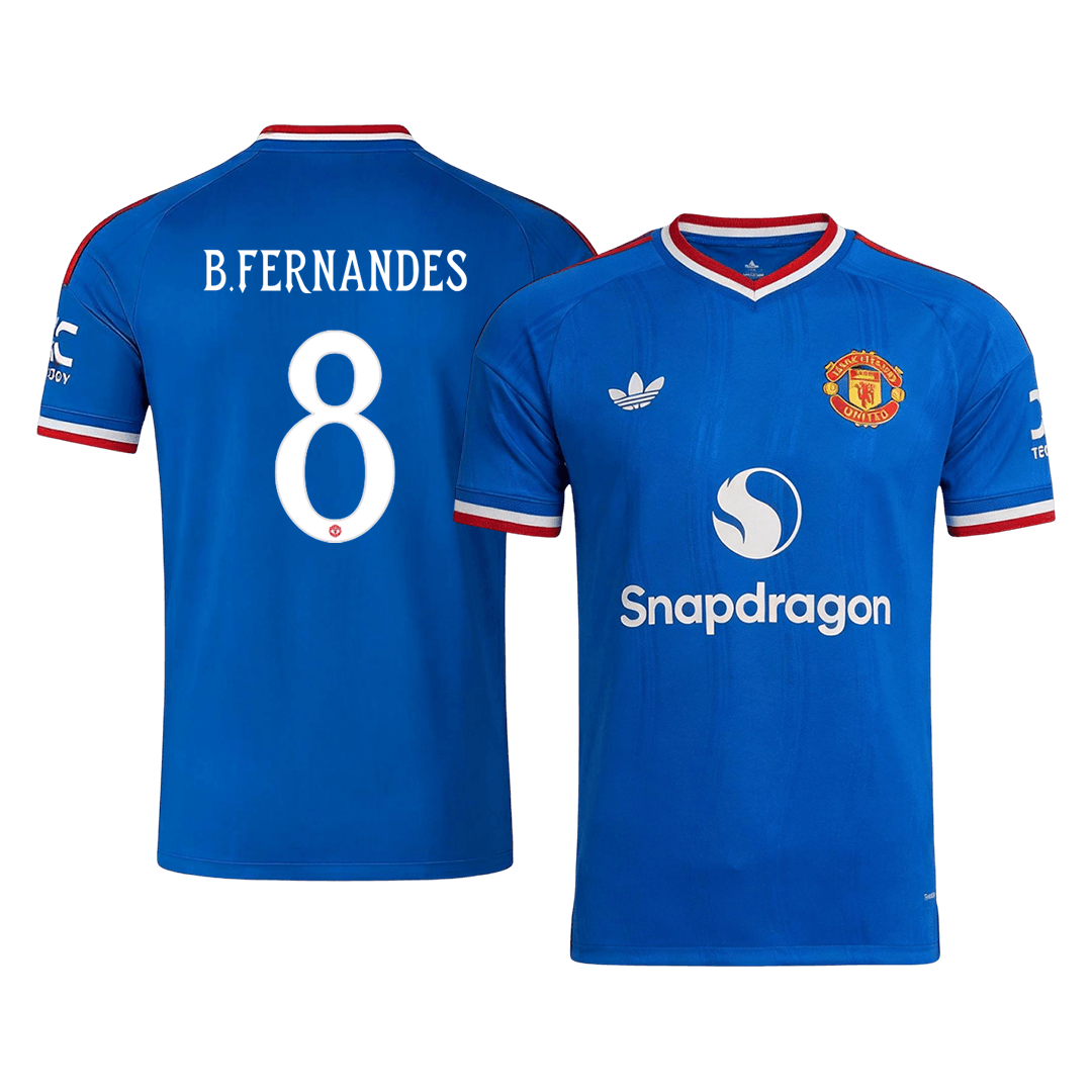 Pánské Manchester United B. FERNANDES #8 Pryč Fotbalový dres 2026/27 - UCL