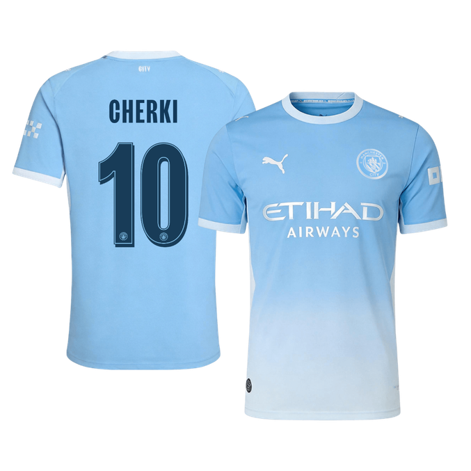 Manchester City CHERKI #10 Domov Fotbalový dres 2026/27 - verze pro hráče - UCL