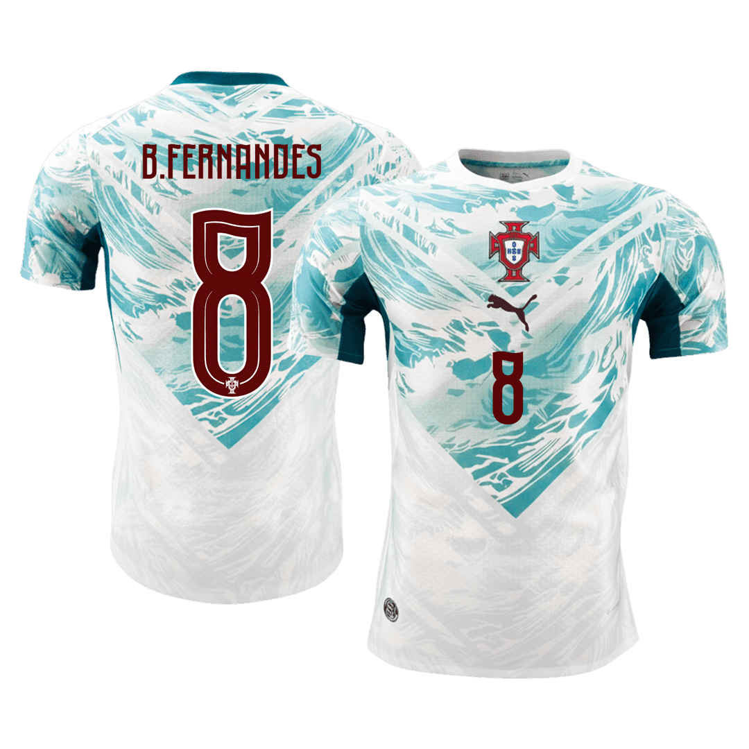 Portugal B.FERNANDES #8 Pryč Fotbalový dres Mistrovství světa 2026 - verze pro hráče