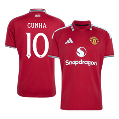 Pánské Manchester United CUNHA #10 Domov Fotbalový dres 2026/27 - UCL