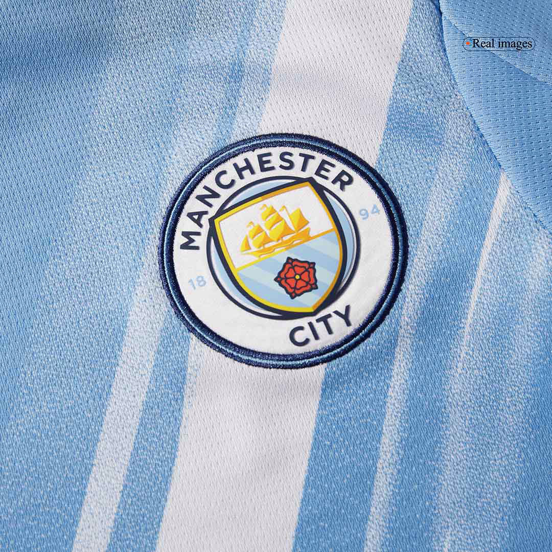 Manchester City men's home jersey set (jersey+shorts) 2025/26