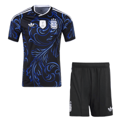 Pánské Argentina Pryč World Cup Fotbalový dres (Jersey+Shorts) Kit Mistrovství světa2026