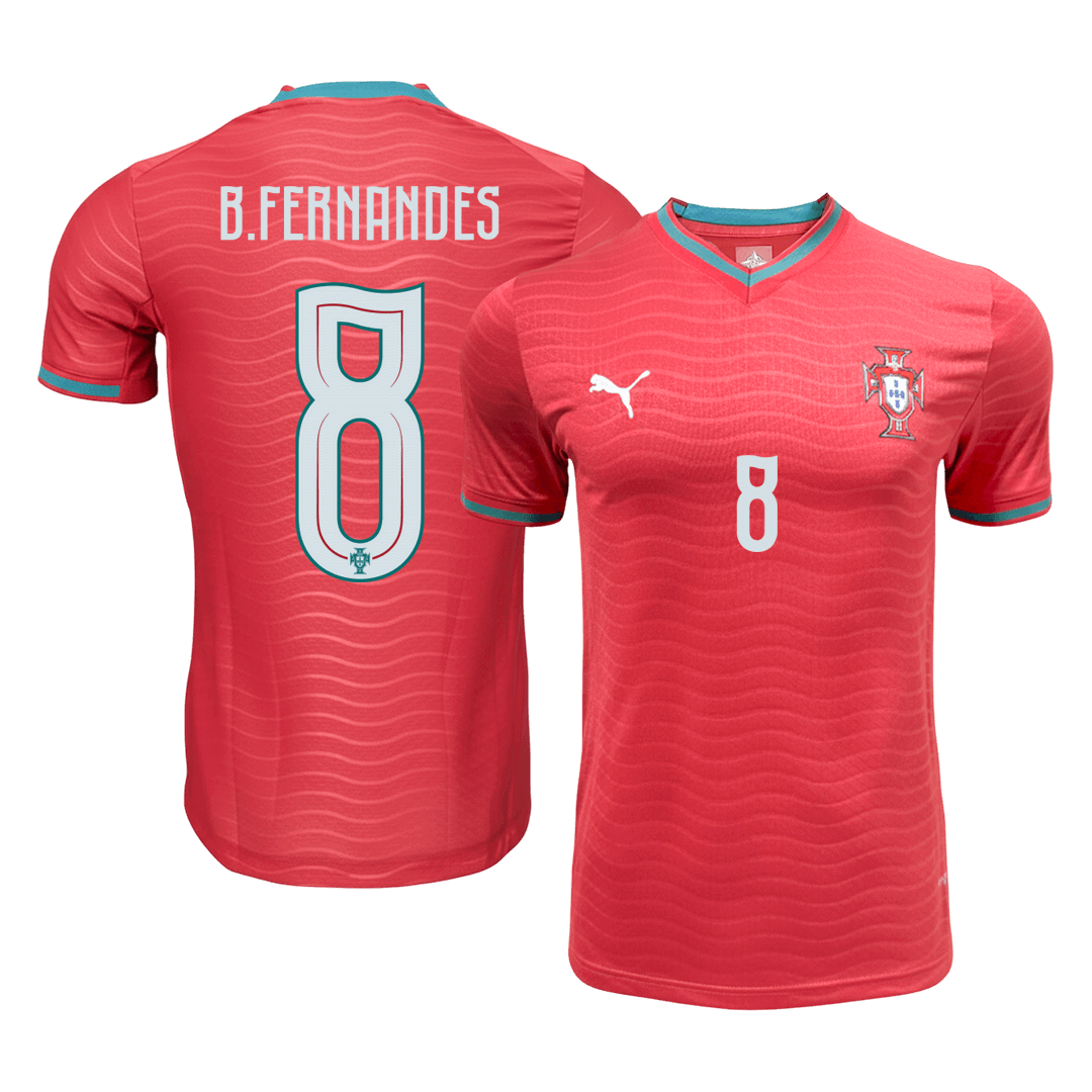 Portugal B.FERNANDES #8 Domov Fotbalový dres Mistrovství světa 2026 - verze pro hráče