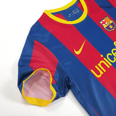 Barcelona A.INIESTA #8 Home Retro Football Jersey 2010/11