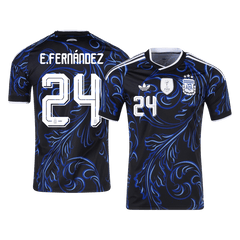 Pánské Argentina E. FERNÁNDEZ #24 Pryč Fotbalový dres Mistrovství světa 2026