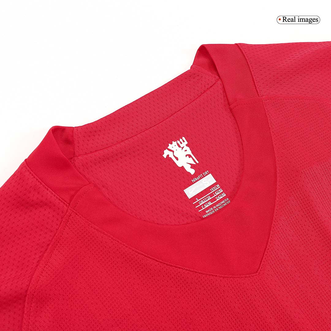 Manchester United SCHOLES #18 Domácí Retro fotbalový dres s dlouhým rukávem 2007/08
