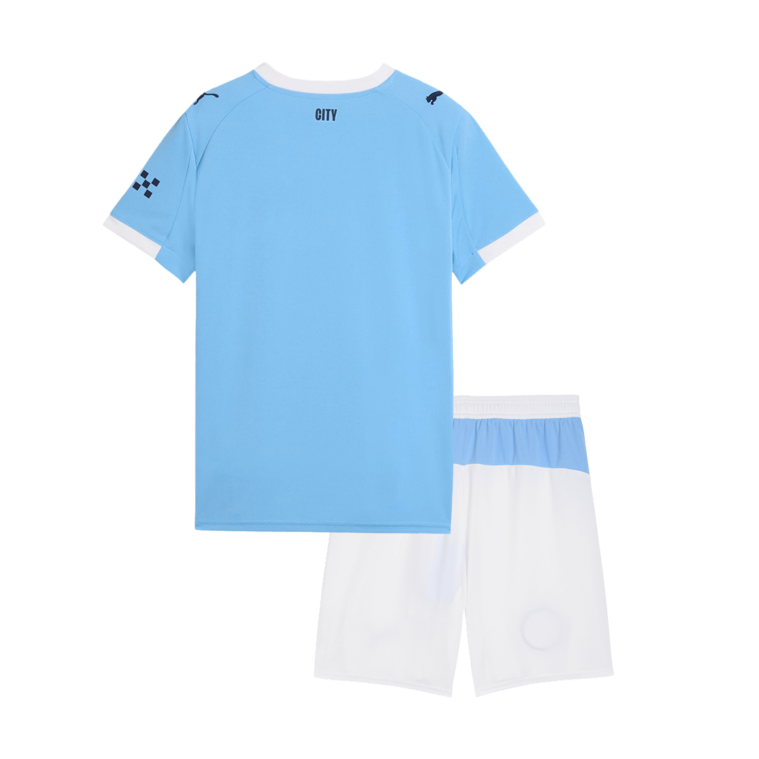 Dětská souprava domácího dresu Manchester City (dres + šortky) 2025/26