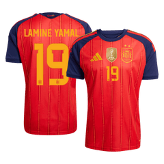 Spain LAMINE YAMAL #19 Domov Fotbalový dres Mistrovství světa 2026 Champion Edition - verze pro hráče