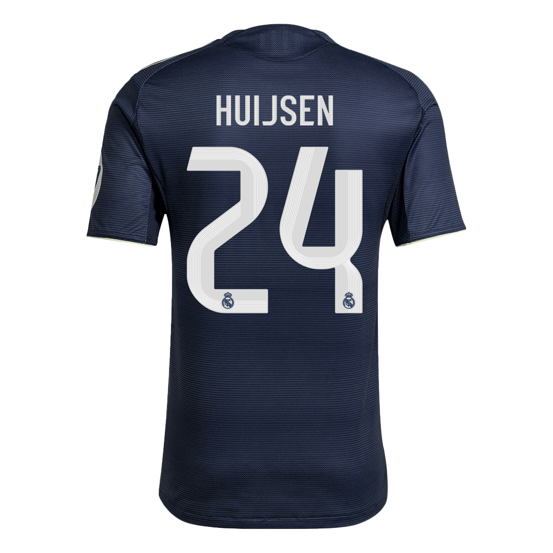 Real Madrid HUIJSEN #24 Venkovní fotbalový dres 2025/26 – verze pro hráče