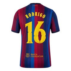 Barcelona RODRIGO #16 Domov Fotbalový dres 2026/27 - verze pro hráče - UCL