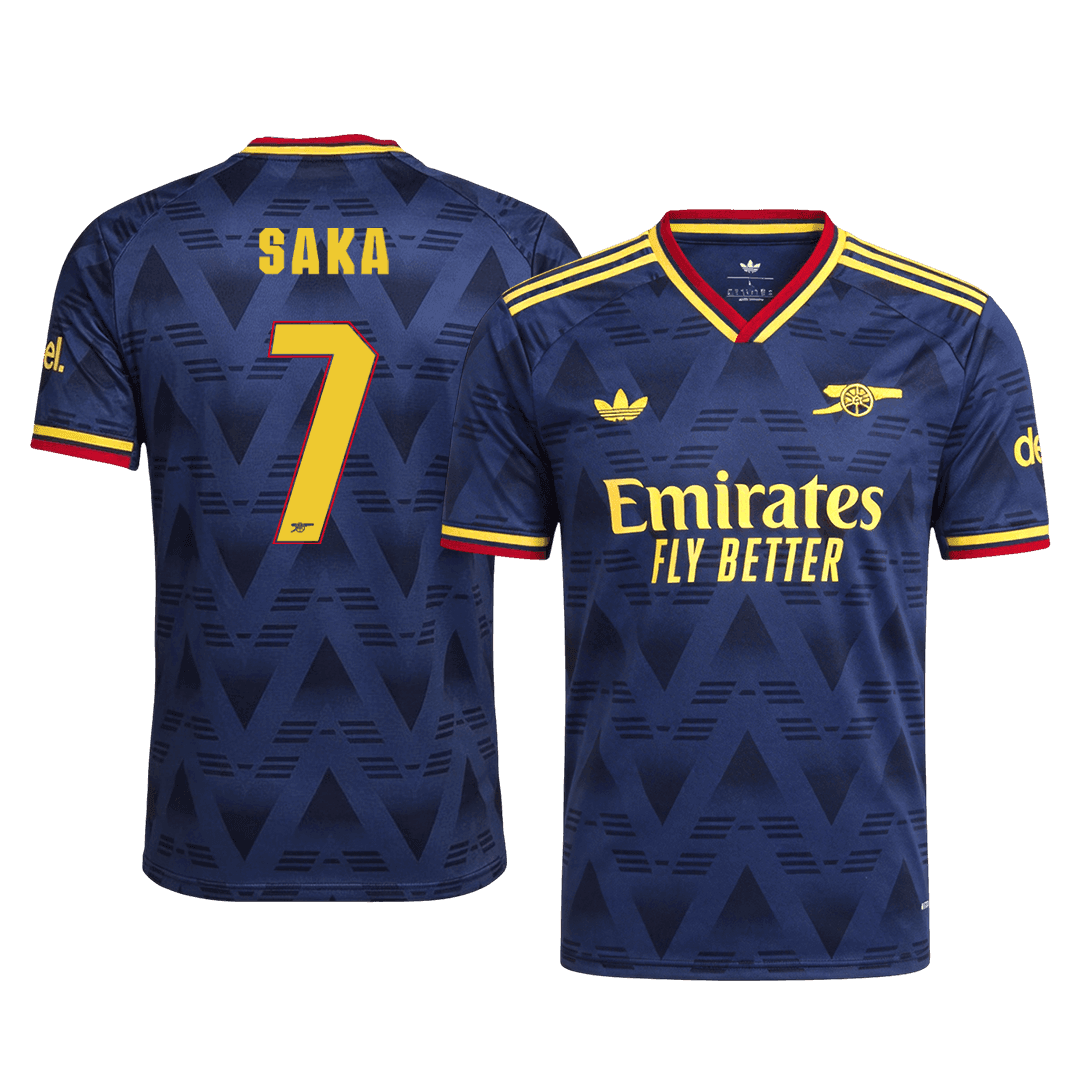 Arsenal SAKA #7 Pryč Fotbalový dres 2026/27 - verze pro hráče - UCL