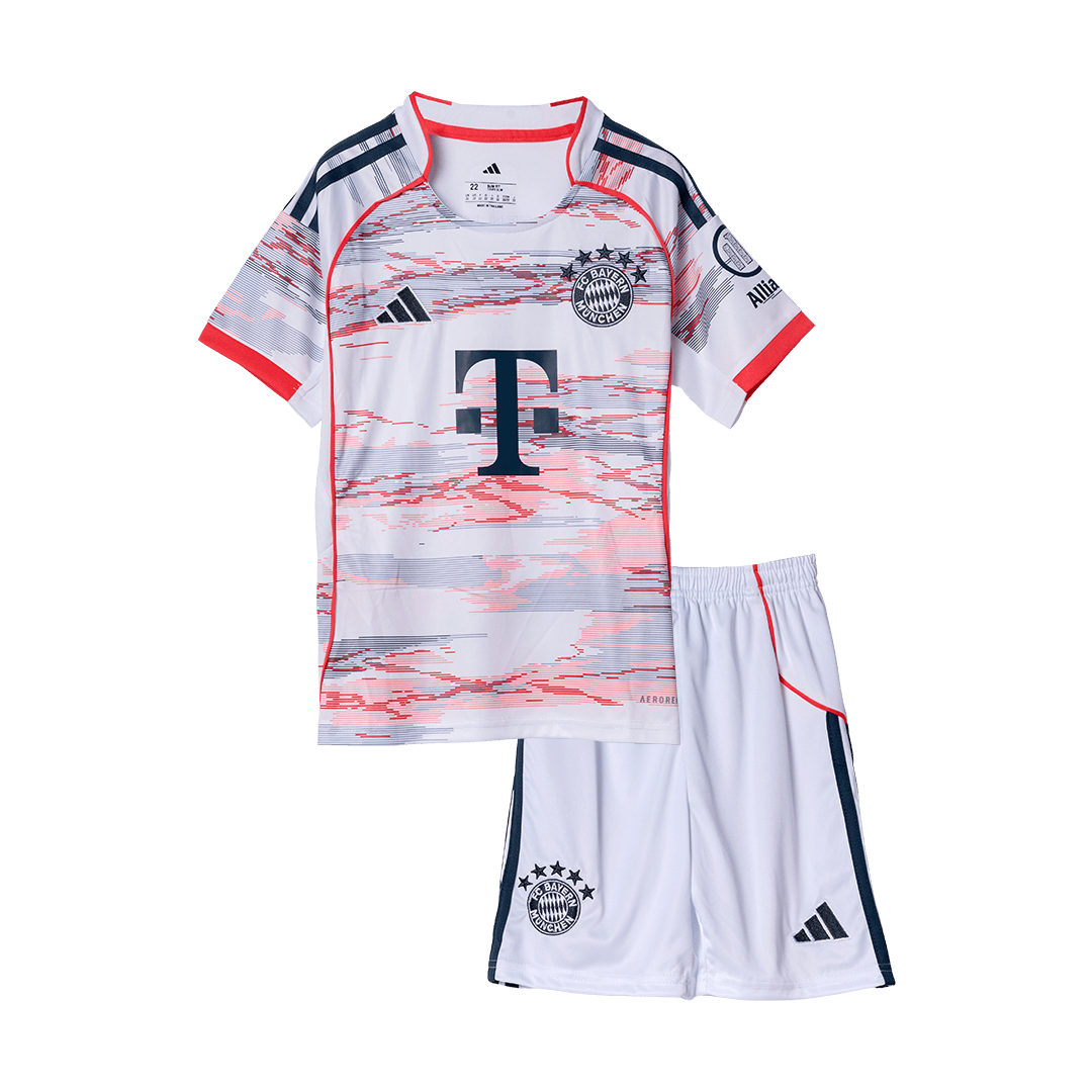 Bayern Munich Away Kids Jersey (Shirt + Shorts) 2025/26